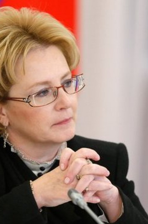Пресс-подход главы федерального медико-биологического агентства Вероники Скворцовой