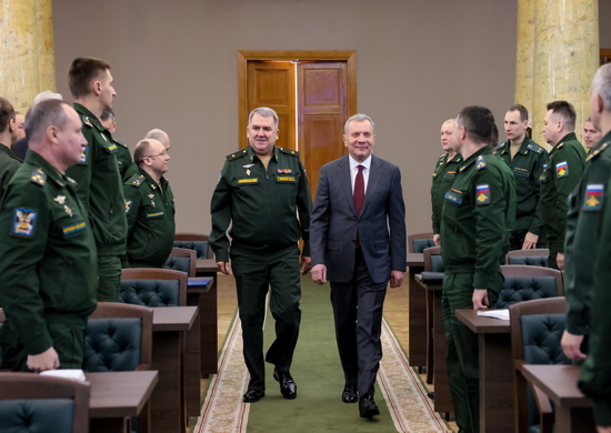 В Военно-космической академии состоялась встреча с генеральным директором Роскосмоса