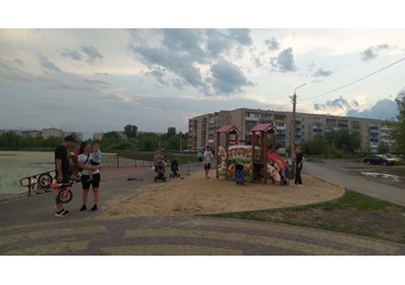 В Кургане на финальной стадии благоустройства территории в Северном и Рябково
