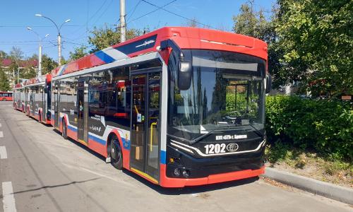 В Брянск поступили 17 троллейбусов в рамках дорожного нацпроекта