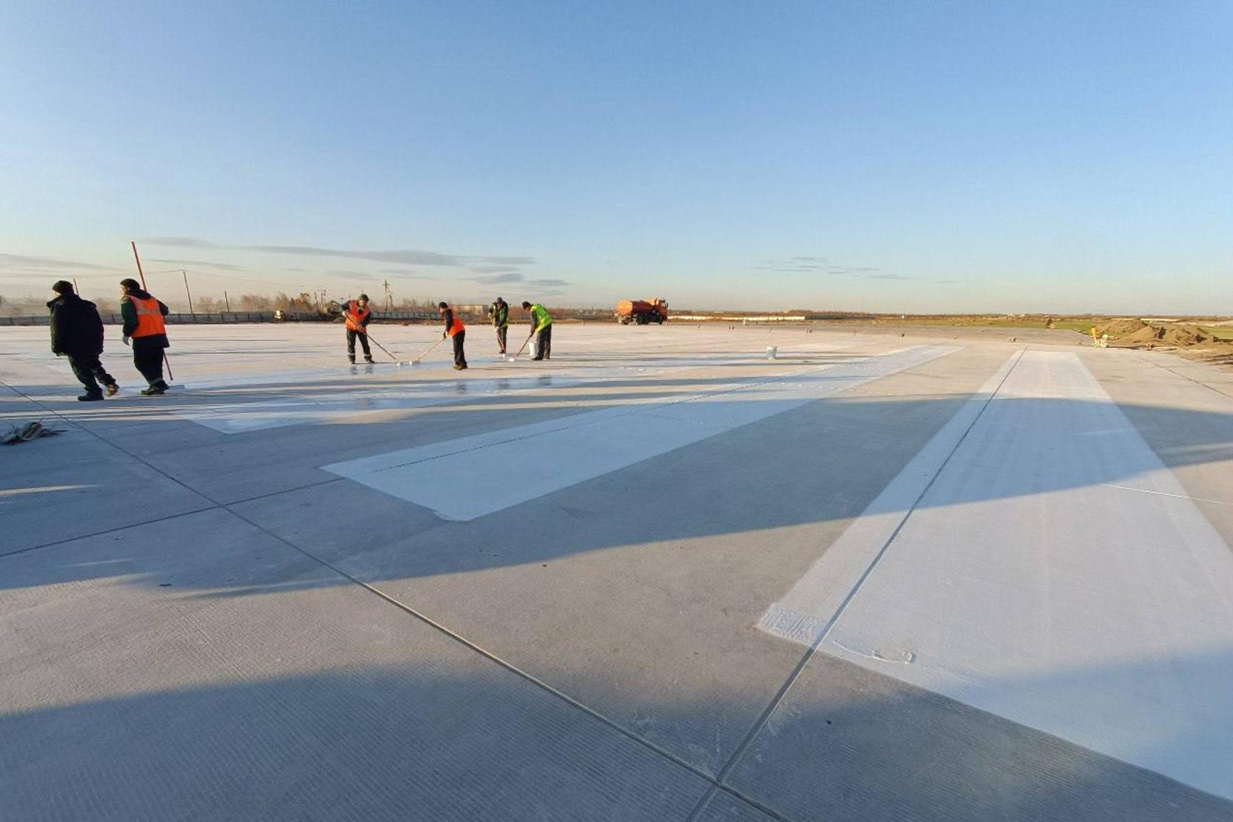 В аэропорту Якутск завершена реконструкция участка взлетно-посадочной полосы
