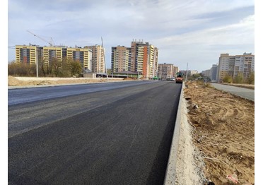 Строительная готовность дорог в микрорайоне Юрьевец г. Владимира превысила половину