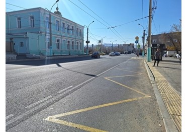 Реконструкция главной дороги в Чите