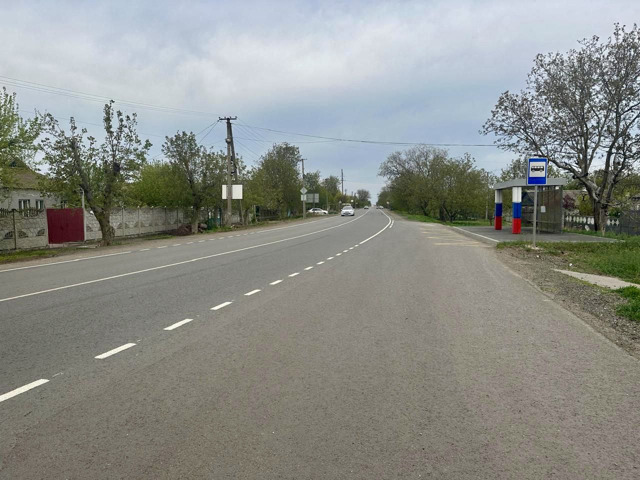 Завершена укладка асфальтобетона на более чем 22 км автодороги в Херсонской области