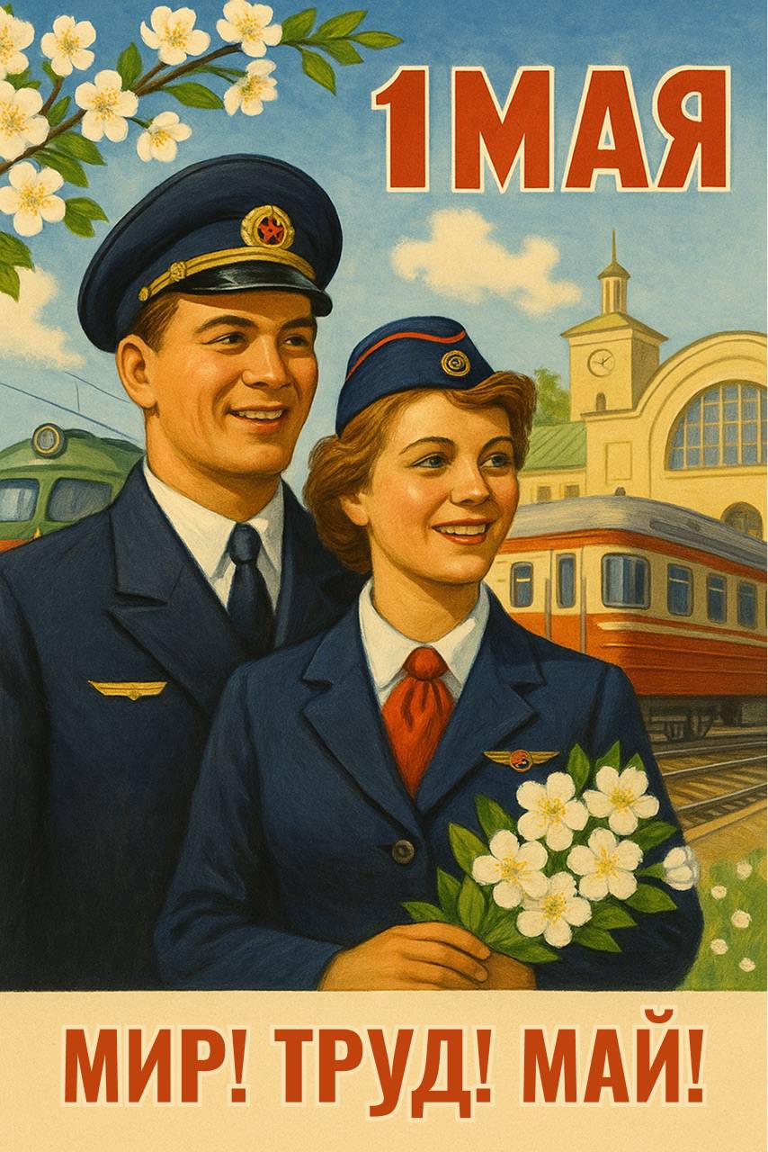 Мир! Труд! Май! С праздником, друзья