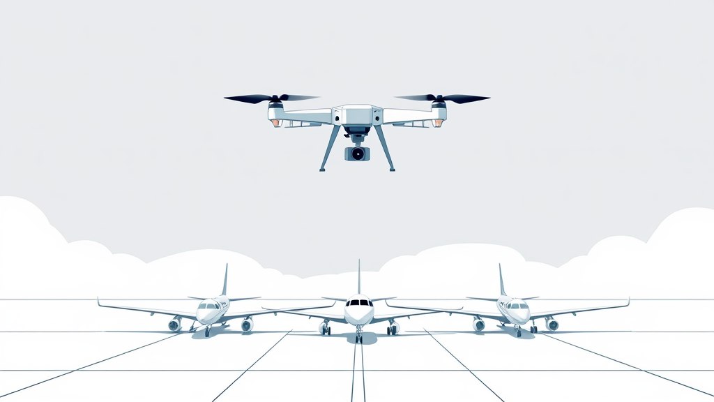 Создание в российских аэропортах инфраструктуры для эксплуатации беспилотников отложили как минимум на три года