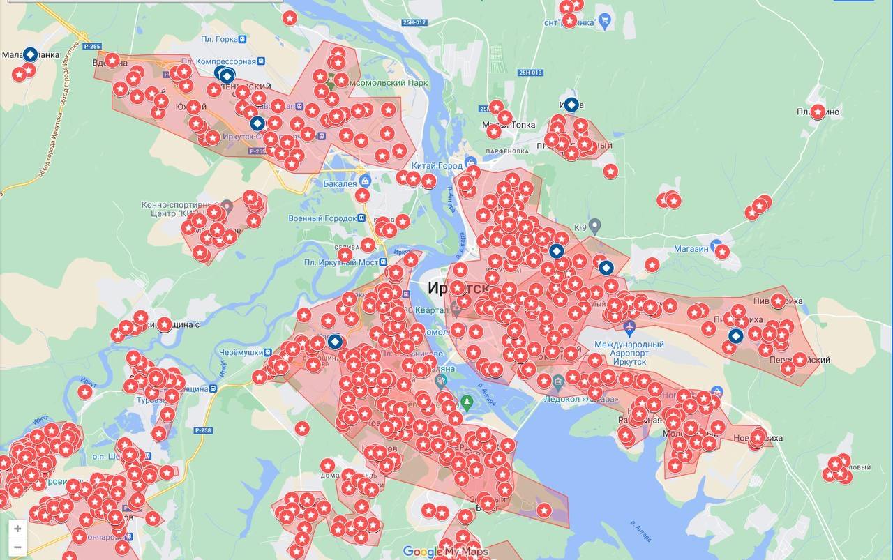 1100 новых отметок на карту «серого» майнинга Иркутской области 