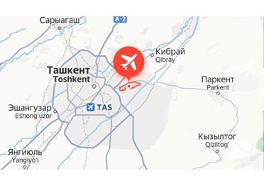  Для нового аэропорта столицы Узбекистана обещают выделить почти 1310 га земель