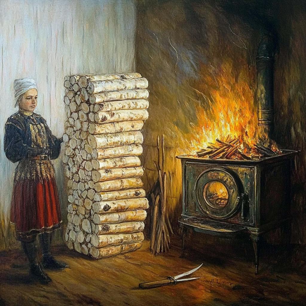 Зачем бересту берегли под печкой