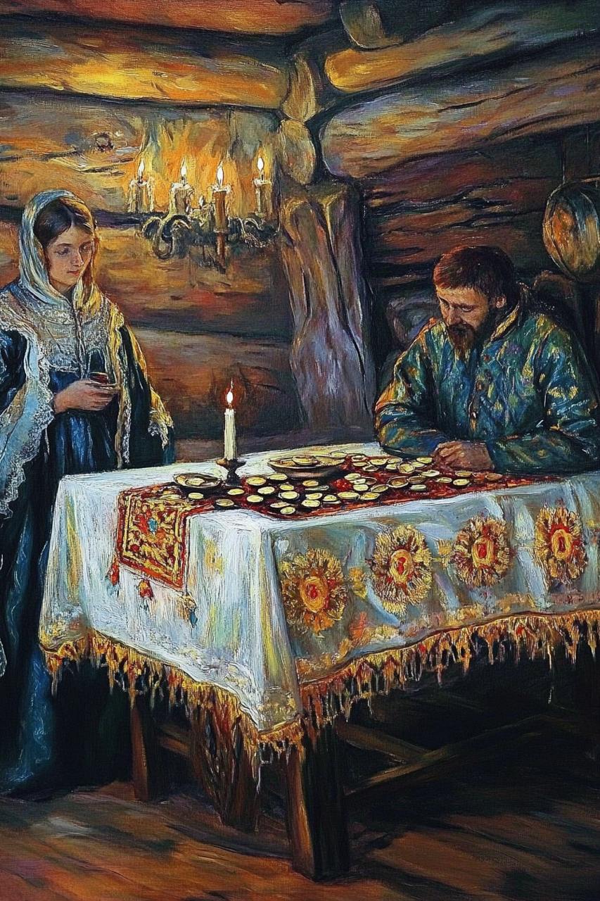 Почему на Руси прятали деньги под скатерть