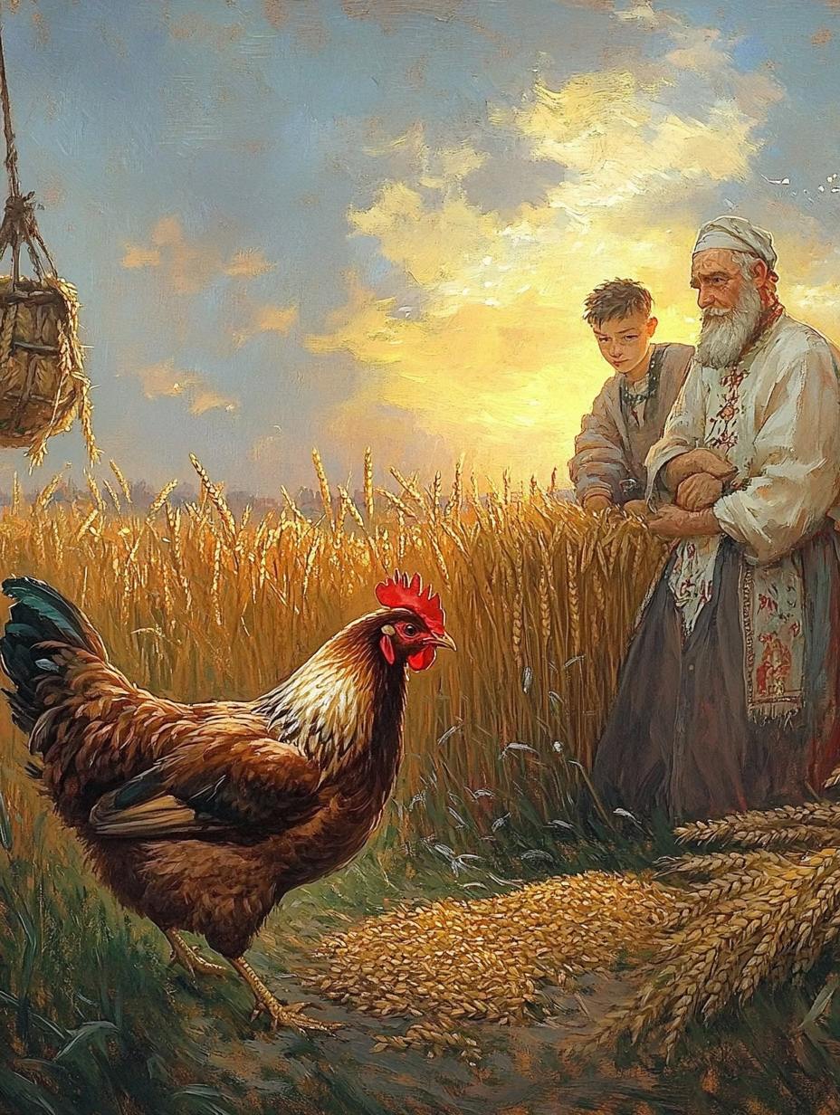 Курочка по зёрнышку клюёт