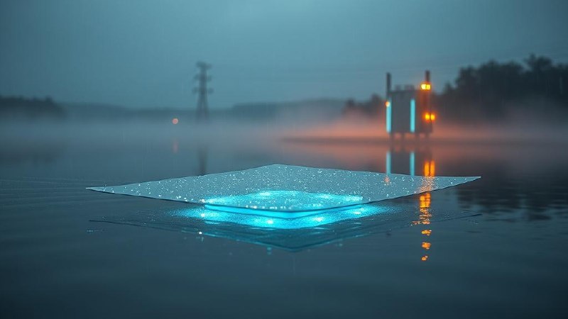 Капельный генератор энергии 