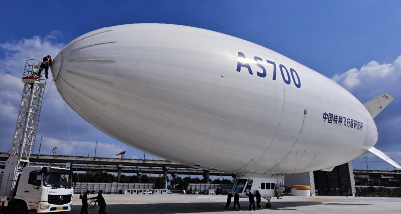 Китай в 2026 году запустит первый пассажирский дирижабль Xiangyun AS700 («Благовещие облака»), — Global Times.