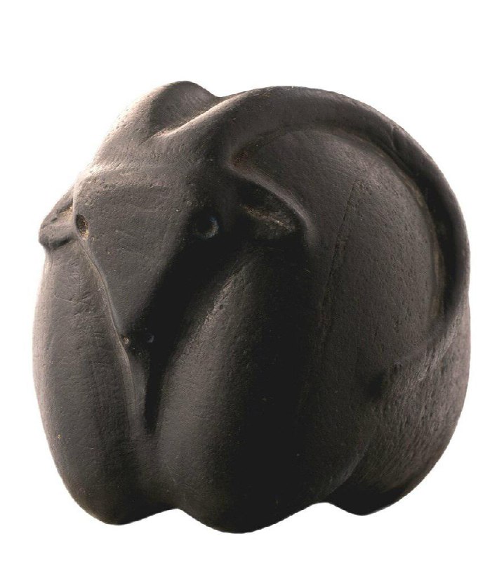 Базальтовая галька, вырезанная в виде муфлона; цивилизация долины Инда, бронзовый век, 3000-2000 гг. до н.э. 