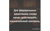 Федеральные заказчики снова под пристальным вниманием: для них начал действовать казначейский контроль
