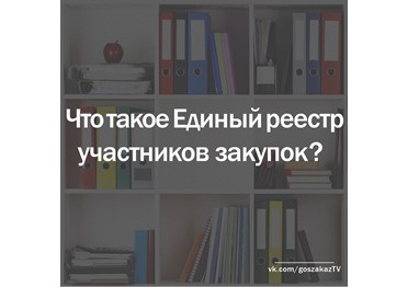 Что такое Реестр участников государственных закупок
